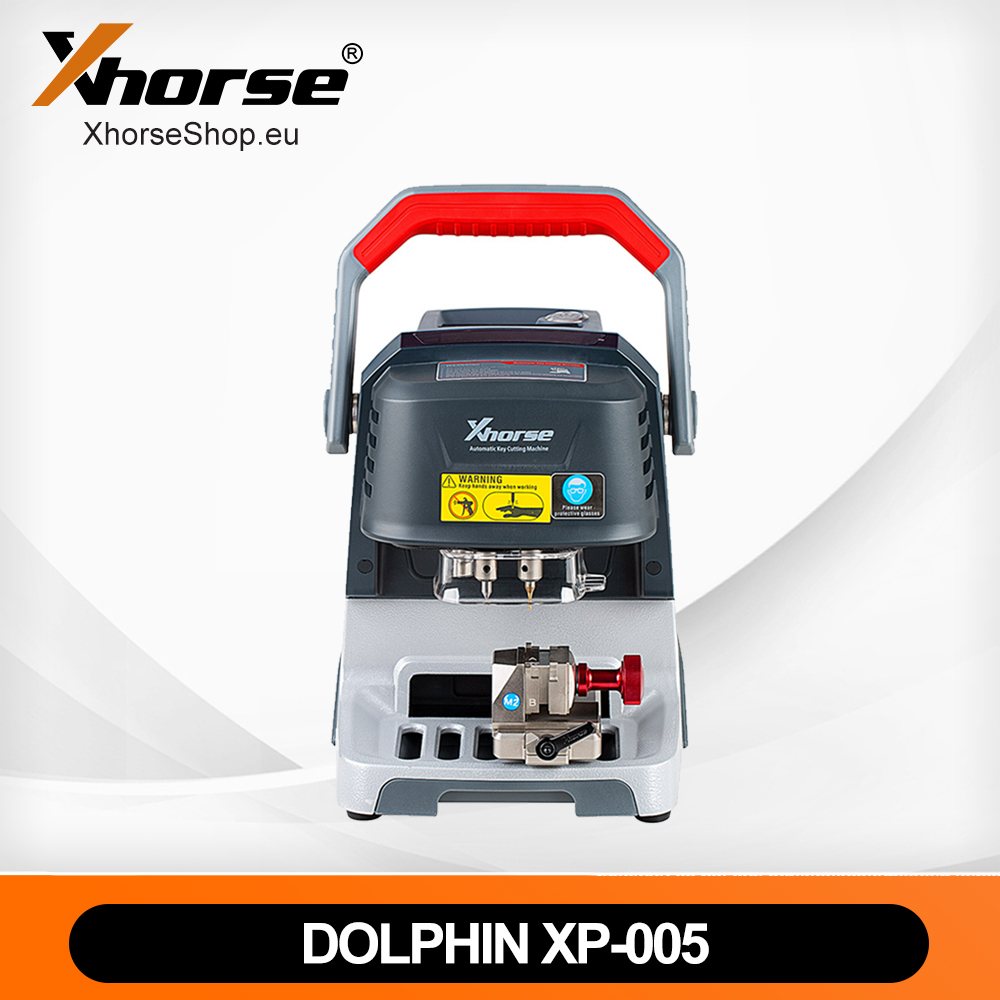 Xhorse Dolphin XP005 Key Cutting Machine with M1 M2 Clamp by Mobile App for both IOS and Android Multi-Languages Free Update Online