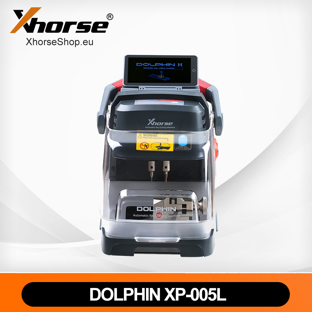 [EU/UK/US Ship] 2024 New Xhorse Dolphin XP005L (Dolphin 2) Key Cutting Machine For All Key Lost with Adjustable Touch Screen